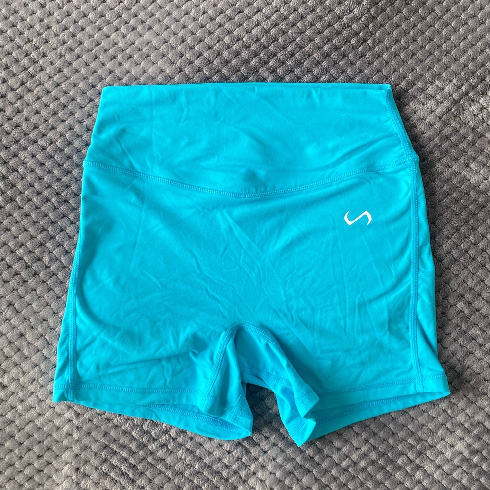Women's Blue Athletic Shorts